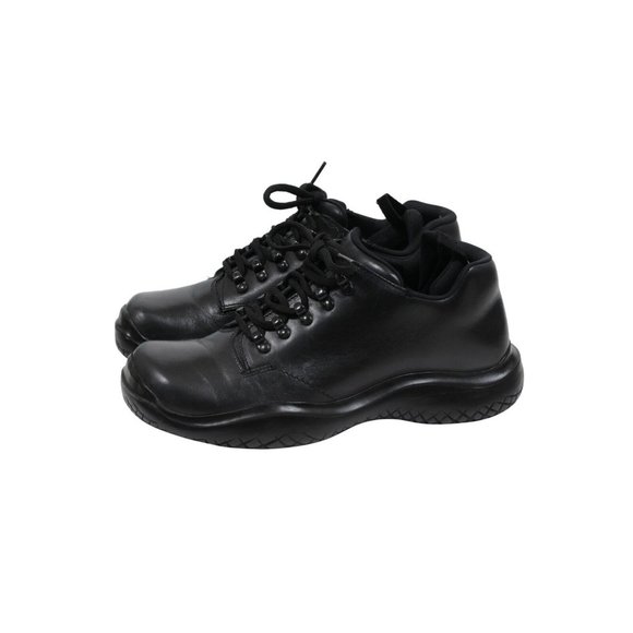 Prada Men Vintage AW99 Chunky Derby US8 UK7 Black Leather Square Toe Platform - Picture 4 of 11